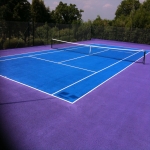 Tennis Court Painting in County Durham 4