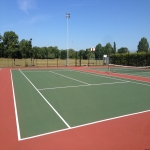 Tennis Court Painting in Pant y Wacco 7
