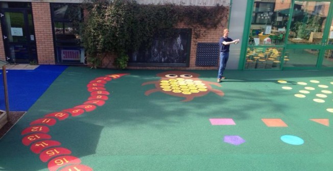 Wetpour Playground Graphics in Hamiltons Bawn