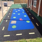 Tennis Court Painting in Allbrook 11
