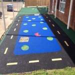 Tennis Court Painting in Manor Park 9