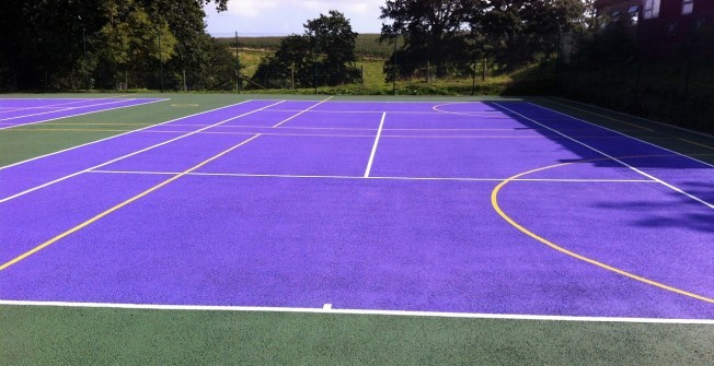 Tennis Court Paint in Lane End