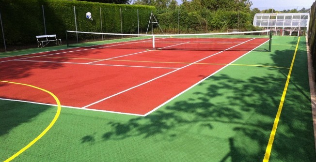 Sports Court Painting in Lane End